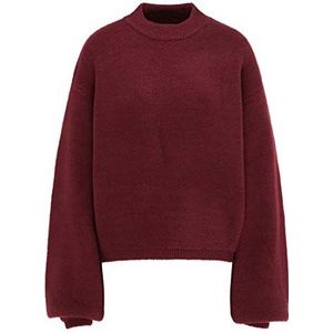 NALLY Dames gebreide trui 12409941-NA02, Bordeaux, XS/S, bordeaux, XS/S