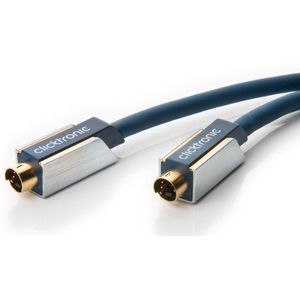 Clicktronic Advanced S-Video Kabel (Mini-DIN-stekker/mini-DIN-stekker, 4-polig, 15 m)