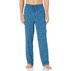 Amazon Essentials Gebreide pyjamabroek voor heren, blauw-witte haai, XX-Large