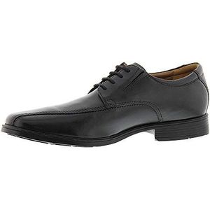 Clarks Tilden Walk Oxford schoenen voor heren, zwart leder, 46 EU