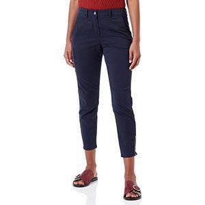 TOM TAILOR Dames Cargo stoffen broek 1032644, 30025 - Navy Midnight Blue, 38W / 28L