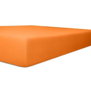 Kneer Exclusive-Stretch Q93 hoeslaken 40cm extra hoog, kleur:65 - oranje;maat:120x200-130x220 cm
