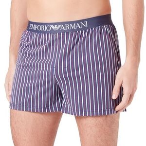 Emporio Armani Klassieke boxershort met patroonmix voor heren, Verticale strepen, S