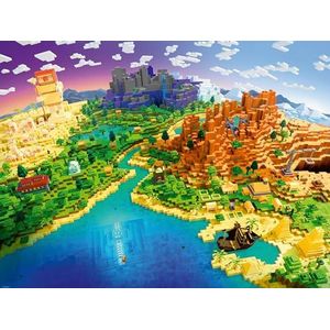Ravensburger Puzzle 12000433 - World of Minecraft - 1500 Teile Minecraft Puzzle für Erwachsene und Kinder ab 14 Jahren