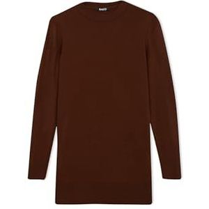 DeFacto Dames Tunic Shirt, bruin, M