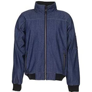 Planam 3050 outdoor jeans softshell jack - optimale veiligheid en comfort - kleur: blauw - maat 40