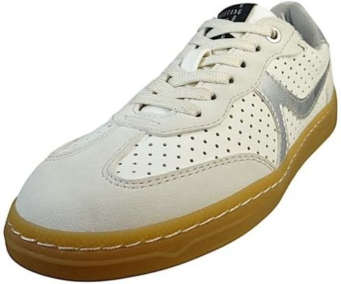 MUSTANG Sneakers laag  lichtgrijs / wit