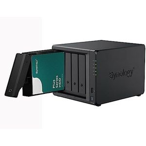 Synology DS423+ 6GB NAS 48 TB (4 x 12 TB) HAT3300, gemonteerd en getest met SE DSM geïnstalleerd