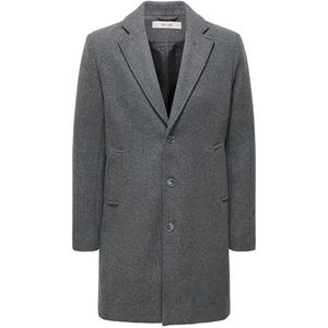 ONLY & SONS - ONSMATTHEW WOOL COAT OTW NOOS - Lange Jas - Donkergrijs