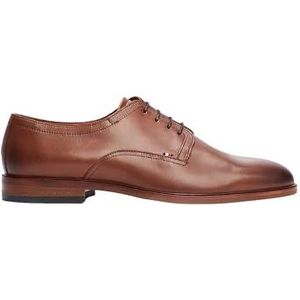 Tommy Hilfiger - Hilfiger Thunit Fm0fm05472 - Leren Schoenen - Bruin