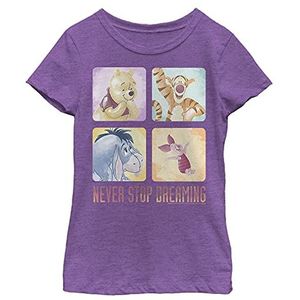 Disney Meisjes Pooh Squad T-shirt, S, Purple Berry, S, Purpere bessen, S, Paarse bes, S