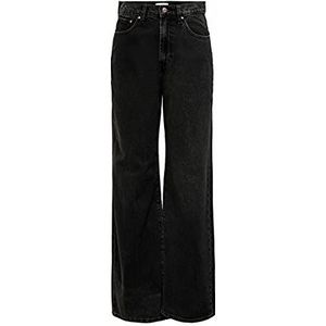 Only dames jeans, Zwarte Denim, 27W x 34L