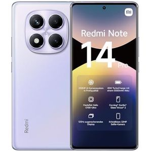 Xiaomi - Redmi Note 14 Pro - Smartphone - Paars - 8 + 256 GB - 200 MP AI-camera - 5.500 mAh batterij