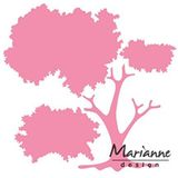 Marianne Design Collectable Build a Tree, metaal, roze, 13 x 15 x 0,5 cm