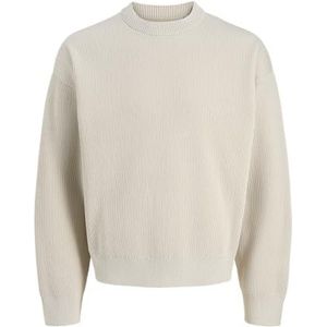 JACK & JONES Jcounion Knit Crew Neck Sn, Rainy Day, M
