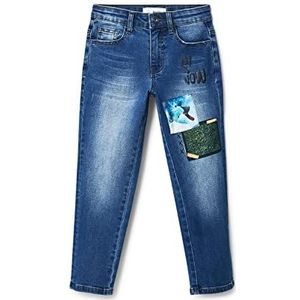 Desigual Jongens Jeans, blauw, 4 Jaar