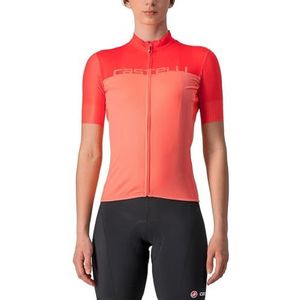 CASTELLI 4522065-583 VELOCISSIMA JRS Sweatshirt Dames Koraalflits/Brilliant Pink XL, Korallenblitz/Brilliant Pink, XL