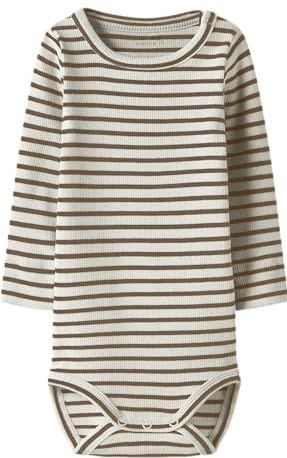 NAME IT Unisex Nbnbani Ls Body Noos, Toast Kokosnoot, Numeric_62, Toasted Coconut, numeric_62