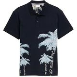 TOM TAILOR Shirt  lichtblauw / donkerblauw / wit