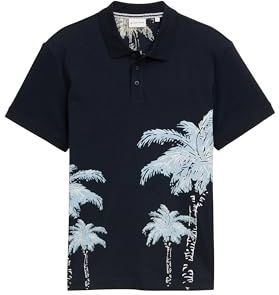 TOM TAILOR Shirt  lichtblauw / donkerblauw / wit