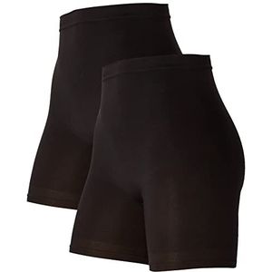 Vero Moda Vormende shorts voor dames, zwart/verpakking: zwart/zwart, S/M