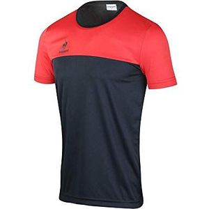 Le Coq Sportif N°3 shirt Match MC Eclipse/Vintage Red Shirt, dames, L
