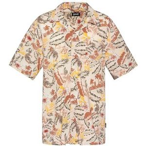 Hawai Schott Vintage Print Shirt, SHCAPRI, Beige, L