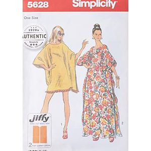 Simplicity Creative patronen uv5628os jurken