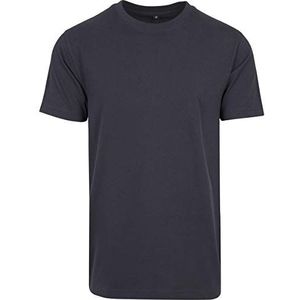 Build Your Brand T-shirt ronde hals T-shirt, heren, marineblauw, XXL, marineblauw, XXL