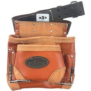Rolson - 68877 - Gereedschapsgordel - Bruin - Single Tool Pouch met Riem