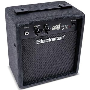 Blackstar Debut 10 LT elektrische gitaar 10 watt combiversterker, perfect voor beginners, volumeregelaar en EQ-regelaar voor het oefenen thuis, audio-ingang en geëmuleerde uitgang/hoofdtelefoon