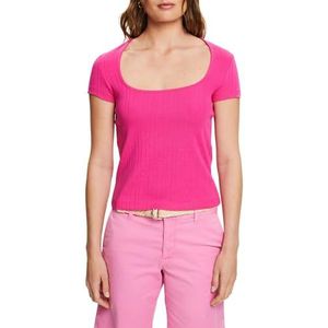 ESPRIT T-shirt voor dames, roze, XL