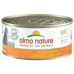 Almo Nature HFC Jelly Natvoer voor volwassen katten kip (24 blikjes à 150 g)