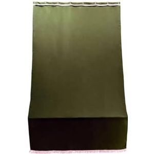 Wintem Zonnezeil voor buiten, bruin, met ringen, hoogte 250 x 140 cm, afneembaar zonnezeil voor buiten, van polyester, zonnezeil voor tuin en paviljoen