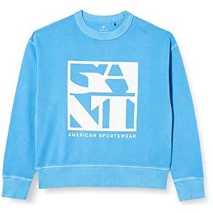 GANT Sweatshirt voor dames, Silver Lake Blue., XL
