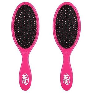 Wet Brush Originele ontwarrende haarborstel, roze - ultrazachte IntelliFlex borstelharen - ontklitterborstel glijdt met gemak door klitten voor alle haartypes - voor vrouwen, mannen, nat en droog haar