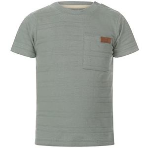 Koko Noko Baby-jongens T-shirt lichtgroen gestreept T-shirt, Stofkleur: groen., 62 cm