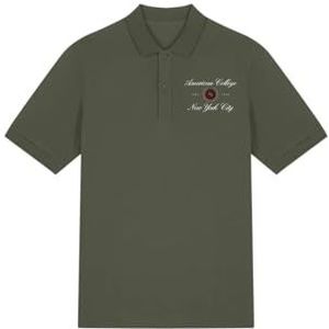 AMERICAN COLLEGE USA Polo kaki 12 jaar casual, Groen, 12 Jaar