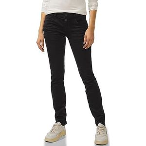 STREET ONE Jeansbroek, casual, zwart (deep black), 34W / 32L