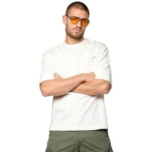 Kaporal, Heren T-shirt, losse pasvorm, korte mouwen, ronde hals, model Vivek, kleur egshell, maat XL, Eggshell, XL