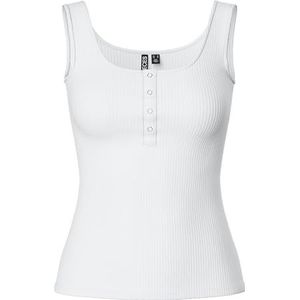 PIECES Tanktop voor dames, Noos Bc Top, wit (bright white), XS