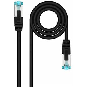 Monkey Ladder Cat.7 600MHz LSZH SFTP PIMF AWG26 netwerkkabel zwart 25 cm