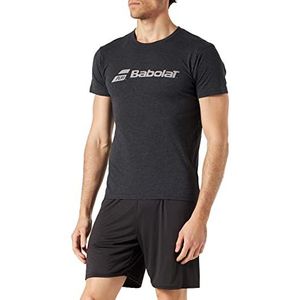 Babolat Exercise Tee T-shirt voor heren, 1 stuk, Black Hthr, XL