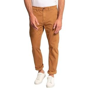 JP 1880 Heren grote maten grote maten Menswear L-8XL JP1880 Chino broek, buikfit, regular fit, tot maat 70/35 748444, caramel, 50W / 36L