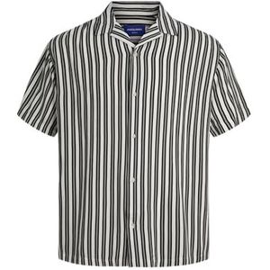 Jorluke Aruba Resort Shirt SS, Helder wit/strepen: strepen, XS