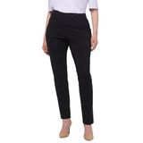 Ulla Popken - Leggings - Zwart - Effen - Lang/maxi - Skinny - Mid Waist