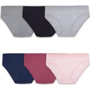 Fruit of the Loom Dames Bikini Ondergoed (Pack van 6)