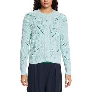 ESPRIT Sweaters Cardigan, Light Aqua Green, XL