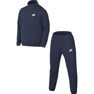 Nike Heren trainingspak M Nk Club Pk Trk Suit, Midnight Navy/White, FB7351-410, M