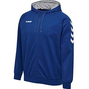 Hummel Hmlgo Cotton Zip Hoodie voor heren, True Blue, M EU